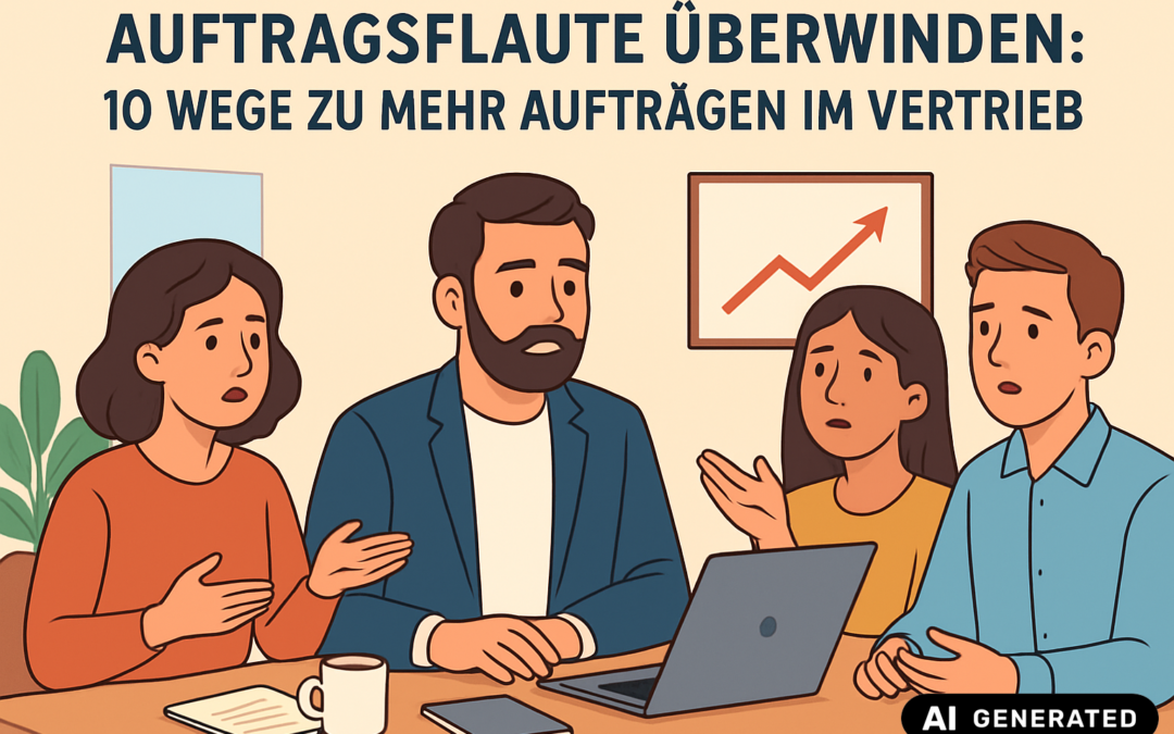 10 Hebel gegen Auftragsflaute im Vertrieb